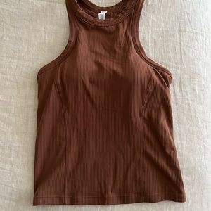 Ribbed Nulu racerback yoga tank